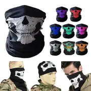 Breathable Face Mask Skull Mask Seamless Balaclava Mask Headwear Scarf Halloween