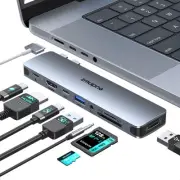 USB C Hub Adapter for MacBook Pro Air 2022 2021 2020 2019 Docking Station for...