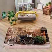 3D Retro Bicycle NAO3327 Transport Game Rug Mat Elegant Photo Carpet Mat Fay