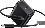 5FT USB-C Beats Earbuds Wall Charger Cord for Studio Buds, Black