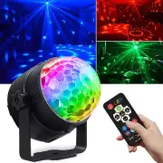 Mini Sound Activated RGB Disco Ball Light for Parties and Events