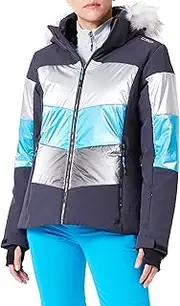 [CMP] Women's Ski Jacket WP 20,000 with Synthetic Fur, Womens, 30W0626