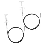 2pcs Flexible Grabber Claw Pick Up Tool 2 M Drain Clog Remover Tool White