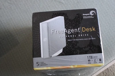 Brand New in Box, Seagate Free Agent Desk, 1TB External Hard Drive!!!