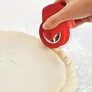 Pizza Cutter Pastry Wheel Cutter, Pizza Pastry Lattice Cutter Pastry Cookie Pie Decoration Cutter Plastic Wheel Roller Kitchen Tool,Hemp Pattern