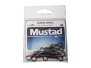 Mustad Barrel Swivels Size 1/0 Qty 6
