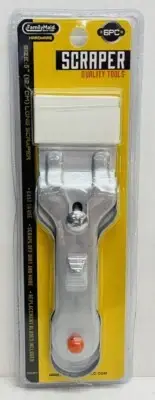 6pc Long Metal 5" Scraper w/ 5 Replacement Blades Glass Paint Dirt New #16884
