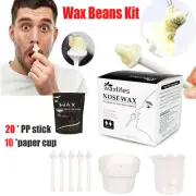 Hair Removal Ear Wax Nose Wax Kit Sticks Nasal Waxing Remover Wax Strips J6T6