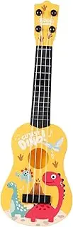 GARENDE Small Ukulele Kids Guitar Toy Cartoon Animal Music Educational Toy Montessori Music Toy for Babies Preschool Children, Yellow