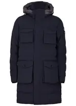 Sandbanks Branksome Quilted Shell Coat - Navy - S S