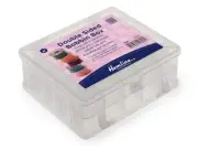 Hemline Double Sided Bobbin Box - Holds Up to 50 Bobbins