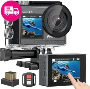 Brave 4 Pro 4K30FPS Action Camera Waterproof Touch Screen EIS 5X Zoom Remote