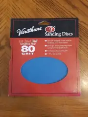 New Varathane 203938 Sanding Discs for EZV Floor Sander 7" 80-Grit 3-Pack