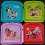Sandwich Containers Children Bluey, Paw Patrol, Disney, Marvel, Select Theme
