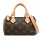 Louis Vuitton LV M81085 Nano Speedy 經典老花迷你款波士頓包