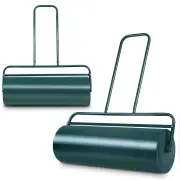 Costway48L Lawn Roller with U-shaped Handle for Park Backyard Garden-Green