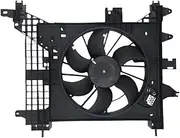 liwei Store Electric Cooling Radiator Fan Assembly Compatible with Renault Compatible with Dacia Compatible with Duster 1.6L 1.5dCi 2.0L 2010-8200880555 214814567R