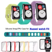 For HUAWEI Watch Fit Smart Watch Band Strap Silicone Case Watchbands