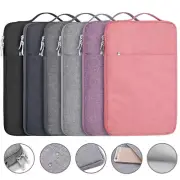 Portable Laptop Sleeve Bag Soft Cover 11 12 13 14 15 15.6 16 Inch for Macbook Hu