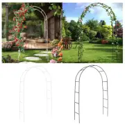 DIY Metal Garden Arch Trellis Balloon Arch Stand 94.4x55x15inch Versatile