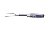 BBQ Fork With Pre-Programmed Digital Thermometer Grey