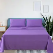 LINENOVA 2000TC Comfort Soft 4 Pieces Bedding Sheet Sets Purple(All Size)