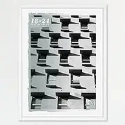 MCS Gallery Foundation Poster Frame, Picture Frame For Wall Art, White, 18 x 24 Inch, Single