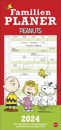 在飛比找誠品線上優惠-2024德國HEYE掛曆/ Peanuts Family P