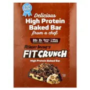 FITCRUNCH, High Protein Baked Bar, Chocolate Chip Cookie Dough, 12 Bars, 3.1 oz (88 g) Each