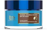 Blue Nectar Coconut Face Cream with SPF 30 Sunscreen for Men | Plant Based Oil Free Moisturizer for Face with Vitamin E | Brightening Sunscreen for Oily, Dry & Sensitive Skin (16 Herbs, 50g)