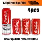 4PCS Hide A Beer Can Cover Sleeve Silicone Coke Case Stubby Cooler 355ML 12oz