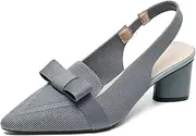 [Generic] Women Pumps Comfort Slingback Heels with Arch Support, Cute Kitten Heels with Ankle Strap for Womens, Fashion Temperament Office Slippers