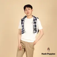 在飛比找momo購物網優惠-【Hush Puppies】男裝 線衫 麻花編織螺紋針織短袖