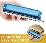 EASTTOP Chromatic Harmonica Key of C 16Hole 64Tone Mouth Organ Harmonica US Ship