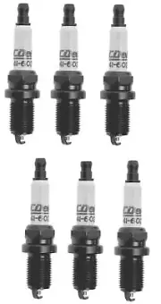 Set Of 6 Spark Plugs AcDelco For Audi Q5 BMW 320i Nissan D21 Volkswagen Eos 6CYL