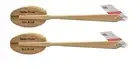 Tampico Skin Brush (Pack of 2) - Natural Vegetable Fiber Bristles for Dry Ski...