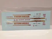 Water Slide Decals Don Carlton Motown Missile Water Slide Decals Sheet