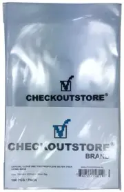 CheckOutStore Crystal Clear Silver Age Thick Comic Book Bags