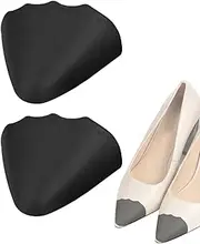 [Generic] Shoe Filler Inserts - 1 Pair Shoe Inserts Toe Cushion, Soft Pu Foam Toe Protector Fillers | Toe Inserts for Shoes Too Big, Shoe Inserts Toe Cushion for Boots Flat Shoes Loafers High Heels Leather Shoe