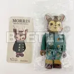 BEETLE BE@RBRICK BEARBRICK S36 盒抽 MORRIS 角貓 庫柏力克熊 100%