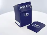 Deck Case 80+ Standard Size Deck Box (Dark Blue)
