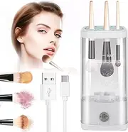 tlidfgeo Upgrade Make Up Brush Cleaner, Efficient Makeup Brush Cleaner Machine, Automatic Makeup Brush Cleaner, Electric Make Up Brush Cleaner for All Size Makeup Brush