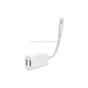 8 Pin Male To 8 Pin Female Audio Adapter Support Ios 10.3.1 Or Above Mobile Phones