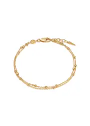 Missoma Double Chain 18kt Gold Vermeil Bracelet - One Size One Size