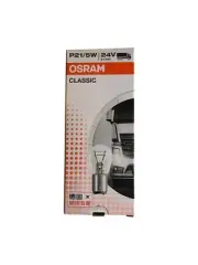 Osram P21/5W 24V Automotive Truck Base BAY15d Bayonet Globe Bulb (Pack of 10)