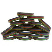 20 of Triple Stripe Wristbands - Bracelets with The Thin Blue, Red, Green Line