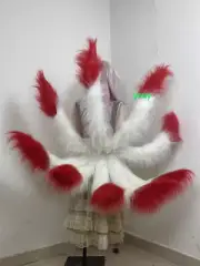 Anime Nine-Tailed Fox Gradient Tail Cosplay Prop Customized Toy Gift Halloween