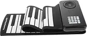 GOOHOCHY Portable Roll Up Keyboard Piano Keys Foldable Electronic Piano with Built in Speaker Battery Powered for Travel and Beginners for Musicians The Go