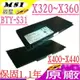 微星 BTY-S31 電池(黑)-MSI BTY-S31，X410，X350X，MS-147112，MS-1351，MS-1352，MS13S2，BTY-S32，S30，X320，X320x，X340，X340x，X350，X360，X360x，X400，X400x，X410x，X420，X420x，X430，X430x，X440，X440x，X620，X620x，957-135，XXP-104，MS-1361，MS-1462，MS-135112，MS-135212，MS-135214