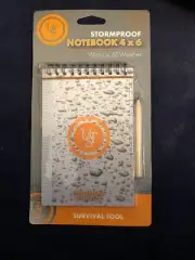 Stormproof Notebook 4x6 all weather emergency disaster tactical preparedness UST